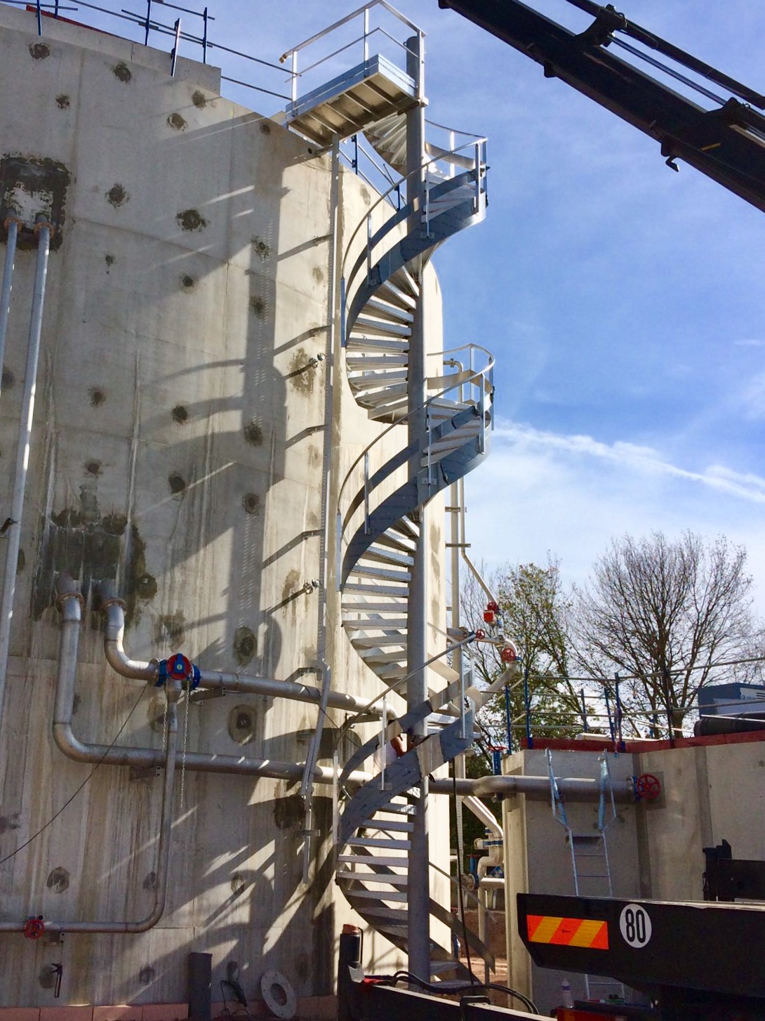 Escalier métallique sur mesure réalisé par ETSA